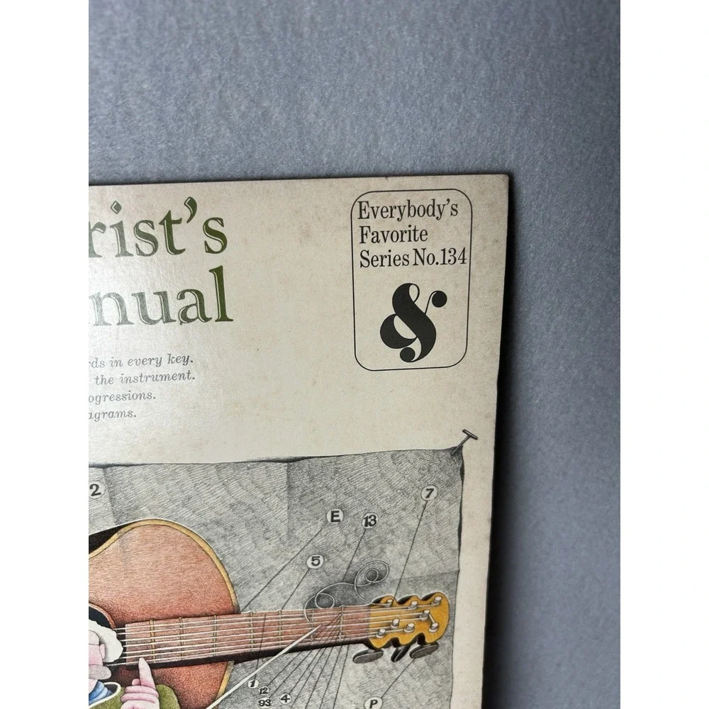 The Guitarists Chord Manual By Happy Train 1967 Instructional